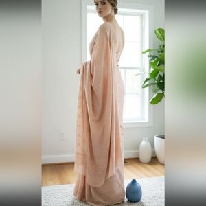 Women New Pure Georgette Heavy Embroidery saree